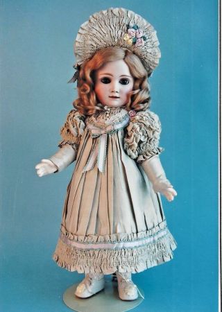 18 - 20 " Antique French Bru/jumeau Doll Shirred Dress Hat Underwear Pattern German