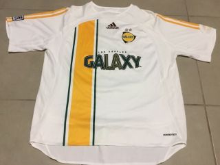 VTG David BECKHAM LA Los Angeles Galaxy Mens Sz L Jersey Adidas MLS Rare Soccer 3
