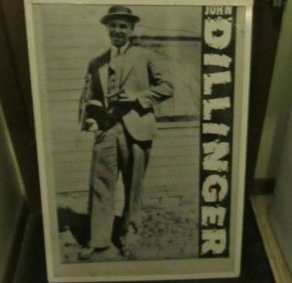 John Dillinger Poster 2004 Rare Vintage Collectible Gangster