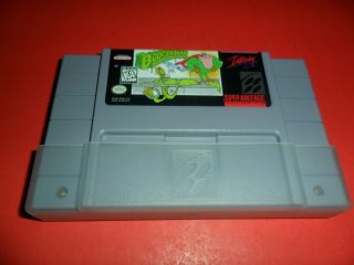 Boogerman: A Pick And Flick Adventure (nintendo,  Snes) Authentic Game Rare