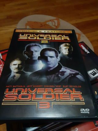 Universal Soldier 2 / 3 (dvd,  Twin Feature) Rare Oop Htf Gary Busey Burt