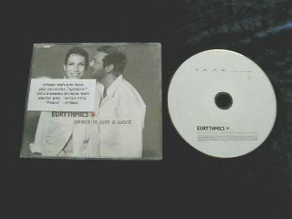 Eurythmics - Peace Is Just A Word - Rare Israel Dj Radio Promo Cd Enhanced