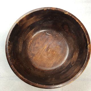 Mountain Woods Segmented Wooden Salad Snack Serving Bowl 12 " X 4 "