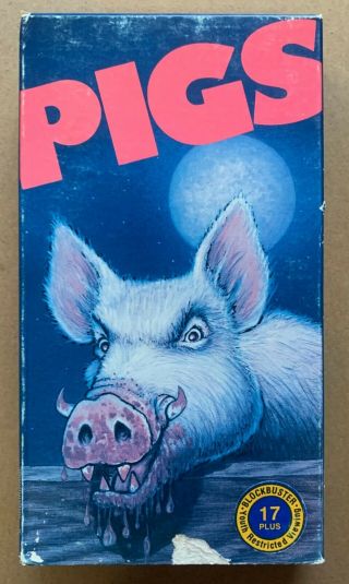 Pigs - Vhs Katharine Ross - Simitar Entertainment - Horror Slasher Rare