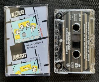 Buzzcocks - Entertaining Friends Rare Punk Rock Cassette Tape Live 1979 Gig Irs