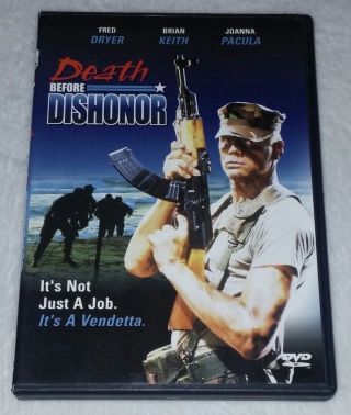Death Before Dishonor 1986 Dvd Joanna Pacula Sasha Mitchell Rare Opp