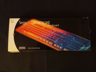 Dreamcast Keyboard (50152) And Dreamcast Mouse (nib) - Rare - Hard To Find