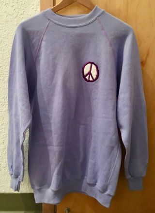 Prince " Lovesexy " Vintage Uk Purple Sweatshirt - Circa 1988 - Xl - Rare