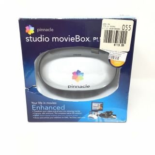 Rare Pinnacle Studio Moviebox Plus Video Capture Hardware & Software Editing Hd