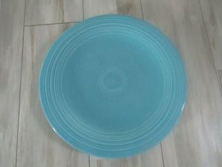 Vintage Fiesta Ware Turquoise Blue Dinner Plate 10 3/8 "