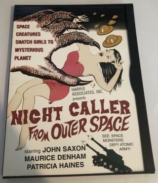 Night Caller From Outer Space Dvd Image Rare Oop Region 1 Snapcase Vg Shape 1966