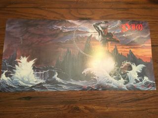 Dio Holy Diver Promo Poster 12.  25”x25 Rare 1983