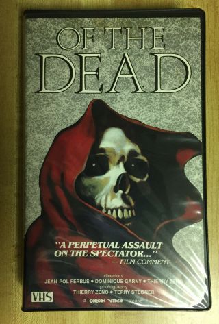 Of The Dead Aka Des Morts 1981 Documentary Rare Gorgon Video Vhs Clamshell