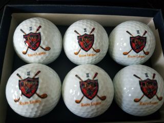 Vintage Polo Ralph Lauren Golf Balls 90 Compression 90s Sport RLX Bear (Set Of 6) 3