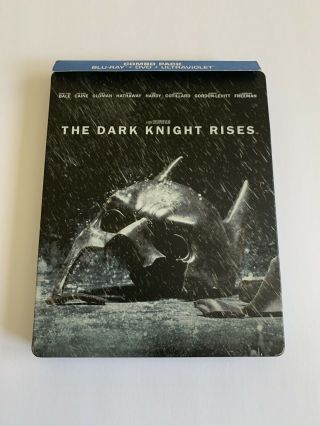 Batman Dark Knight Rises Blu - Ray Combo Futureshop Exclusive Steelbook Oop Rare