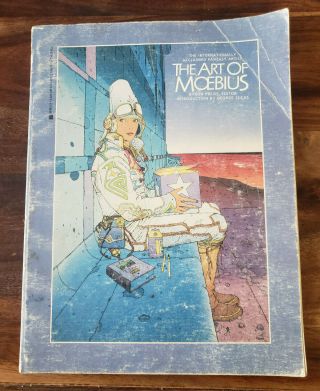 Art Of Moebius.  Oct 1,  1989 Graphic Novel Byron Preiss Rare Please Read