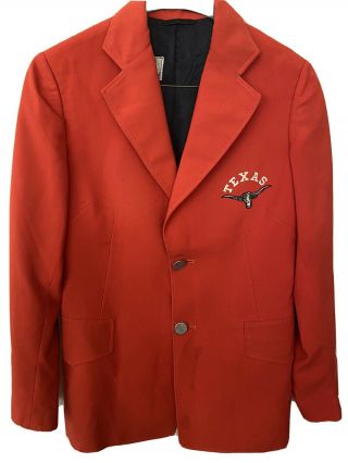 Rare Vintage Official University Of Texas Longhorn Band Jacket Uniform Ut