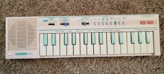 Vintage Rare Pink Casio Pt - 1 Keyboard Electronic Instrument (only)