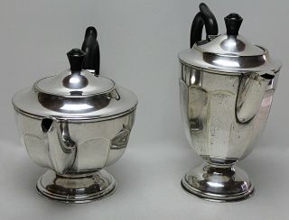 A Vintage Silver Plated Tea & Coffee Pots,  Made in England 2
