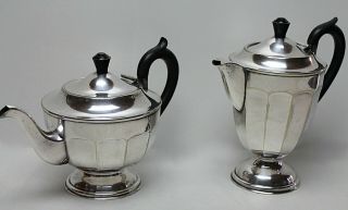 A Vintage Silver Plated Tea & Coffee Pots,  Made in England 3