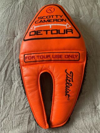 Scotty Cameron Circle T Putter Cover Detour For Tour Use Only Rare