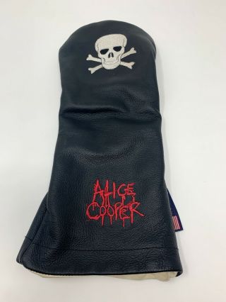 Stitch Golf Leather Driver Headcover - Alice Cooper - Rare