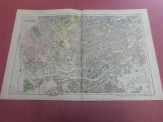 100 Large Scale Plan Of Bristol Map By Bacon C1901 Railways