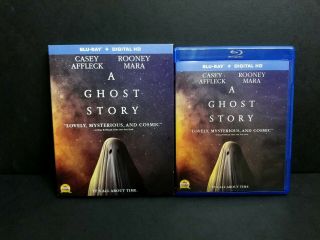 A Ghost Story (blu - Ray,  2017) W/ Oop Rare Slipcover.  Casey Affleck Rooney Mara