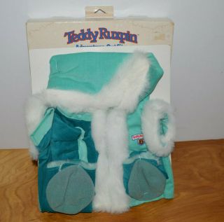 Vintage Teddy Ruxpin Adventure Outfits Winter Outfit Worlds Of Wonder 1985 Acc