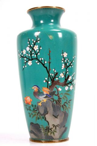 Antique Cloisonne Japanese Or Chinese Vase Circa 1890