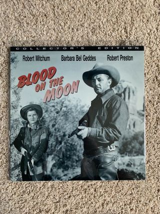 Blood On The Moon Collector’s Edition Laserdisc - Very Rare Western