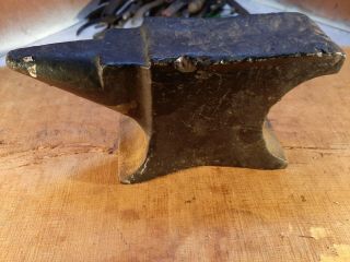 Antique Vintage Metal Jewelers Mini Anvil 10 Lbs Rare And Awesome.