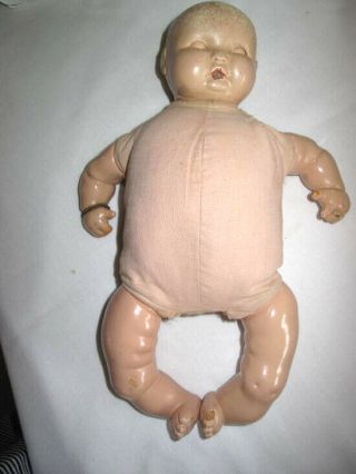 Rare Antique Vintage Effanbee 16 " Baby Lambkins Doll