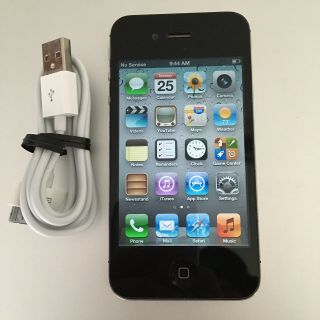 Rare Ios 5 Apple Iphone 4s - 32gb - Black (at&t) A1387 (cdma,  Gsm)