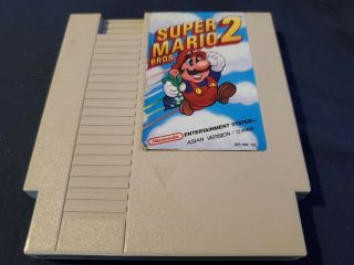 Mario Bros 2 Asian Version (nes) Nintendo Rare Authentic