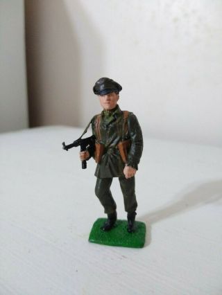 Vintage Wwii German Officer Winter Dress Lead Toy Soldier 1/32 Rare 1990 