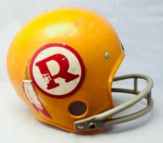Rare Vintage Washington Redskins 1970 - 71 Football Helmet Yellow Full Rawlings