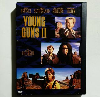 Young Guns Ii (2) (dvd,  1999,  Snapper Case) Rare & Oop Emilio Estevez