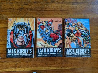 Jack Kirby Fourth World Omnibus Tpb 1 2 3 Rare Oop