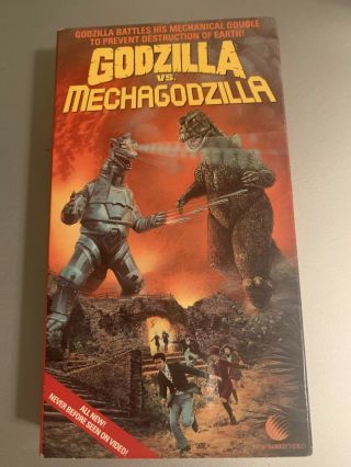 Godzilla Vs.  Mechagodzilla (vhs) - Rare World Video Release