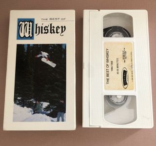 The Best Of Whiskey Vhs Snowboarding Video Rare Jackass 1999 Boozy Walsh Sluggo