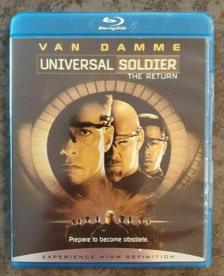 Universal Soldier: The Return (blu - Ray Disc,  2009) Rare,  Oop Van Damme