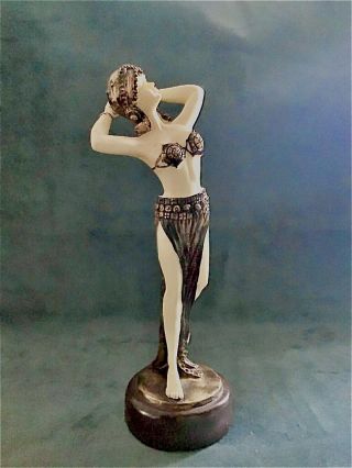 Art Deco Chiparus Style Resin Figurine