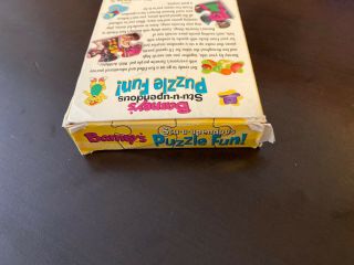 BARNEY ' S STUUPENDOUS PUZZLE FUN VERY RARE VHS 1997 3