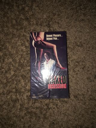 Naked Obsession (1990) Vhs Rare Erotic Crime Thriller William Katt Vgc Htf Cib