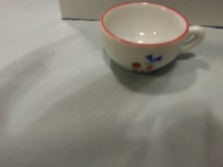AMERICAN GIRL DOLL MOLLY ' S CHINA TEA SET RARE CUP & SAUCER PLEASANT CO 1988 3