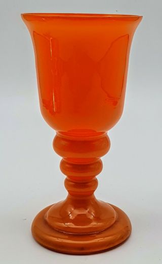 Loetz Tango Vase With Ribbed Stem Antique C1915