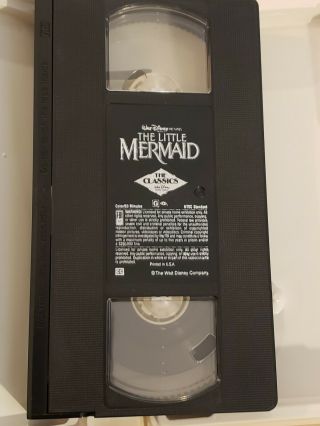 The Little Mermaid (VHS,  1990),  Rare,  Banned Gold Penis Cover Black Diamond 3
