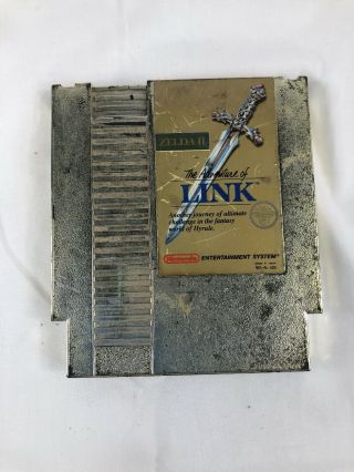 Rare Zelda Ii: The Adventure Of Link Gold (nintendo Entertainment System,  1988)