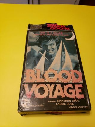 Very Rare Big Box Vhs Blood Voyage Monterey Home Video